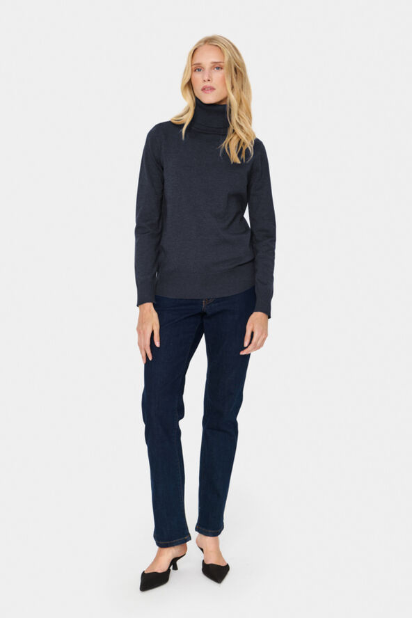 Saint Tropez J2046, MilaSZ Rollneck Pullover Night sky