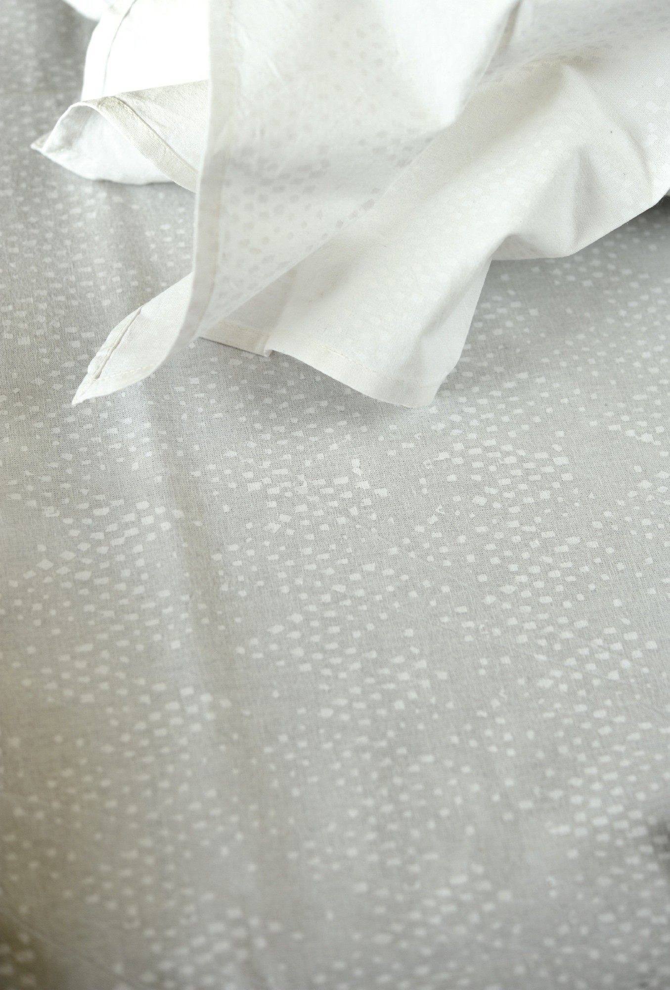 Serviette aus Baumwolle, grau, weiß, B 50 cm, L 50 cm S72C SAA zu 5,50
