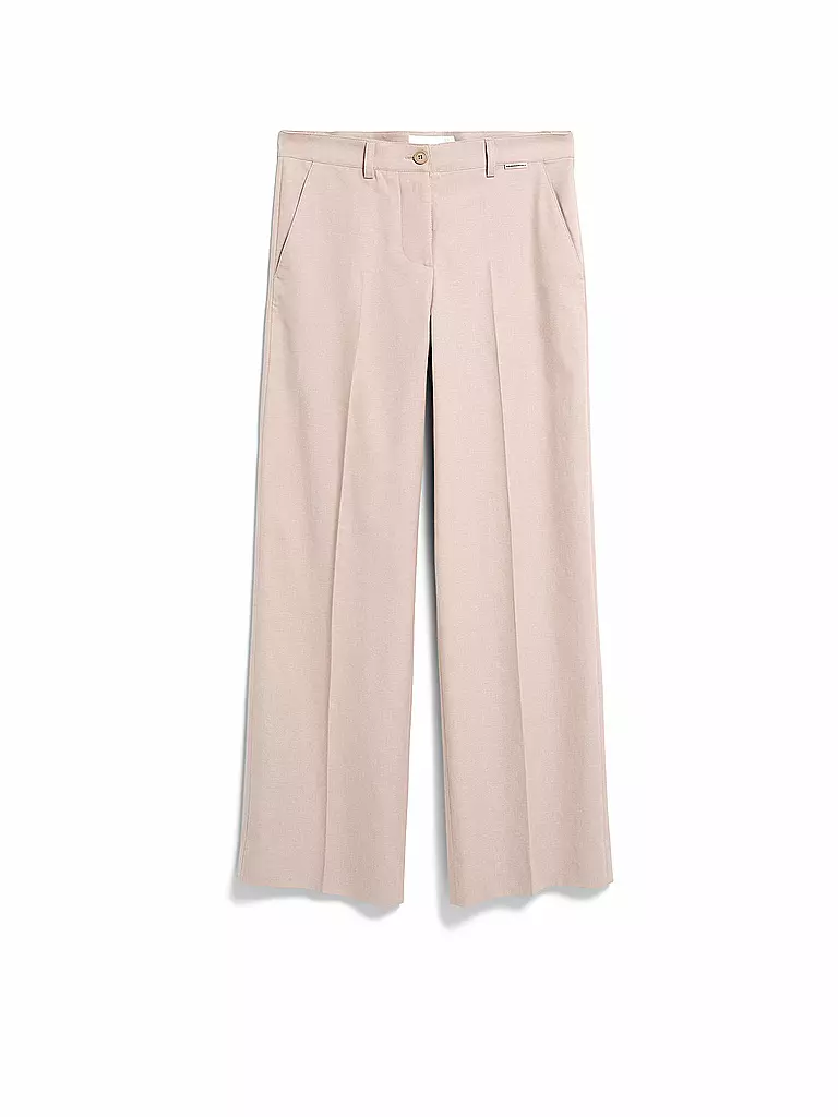 ARMEDANGELS Hose Wide Leg LEANDRAA HANDAAS camel
