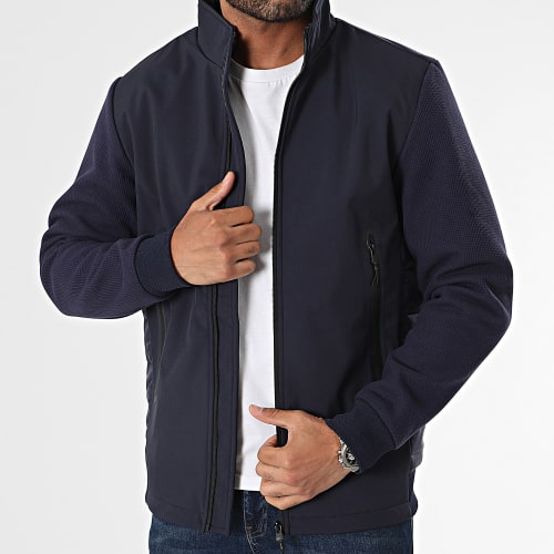 Veste Zippée Bleu Marine
