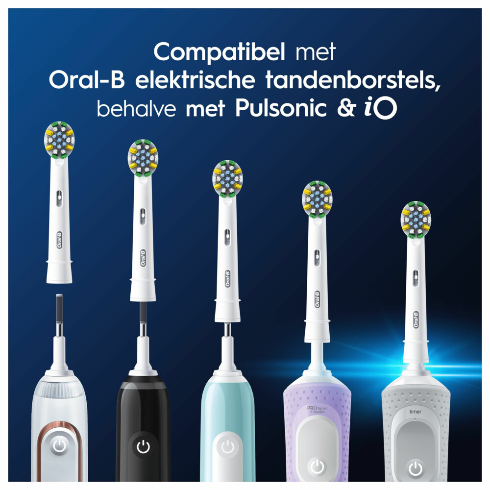 Oral-B Opzetborstels FlossAction Wit4 stuks