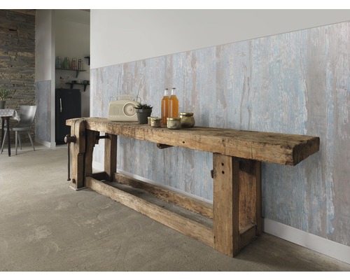 Kunststof paneel Element Compact Cabane blauw 1200 x 154 x 6 mm