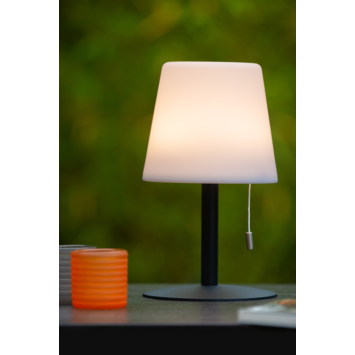 Lucide USB oplaadbare tafellamp Rio 1.8W zwart