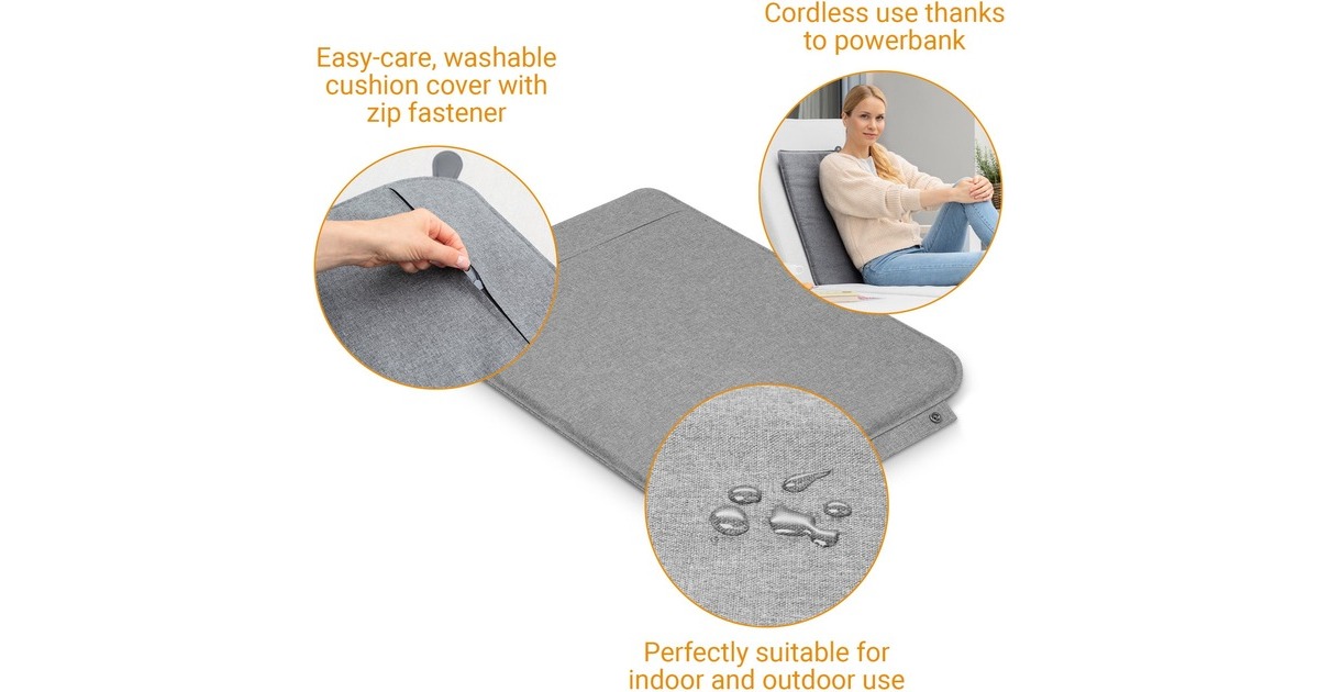 MedisanaOL 750 - Outdoor warmtekussen  (Grijs)