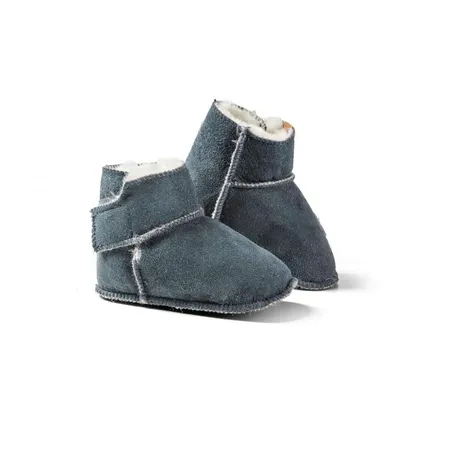 fellhof Babyschuh Kuschl aus Lammfell grau Größe 20/21