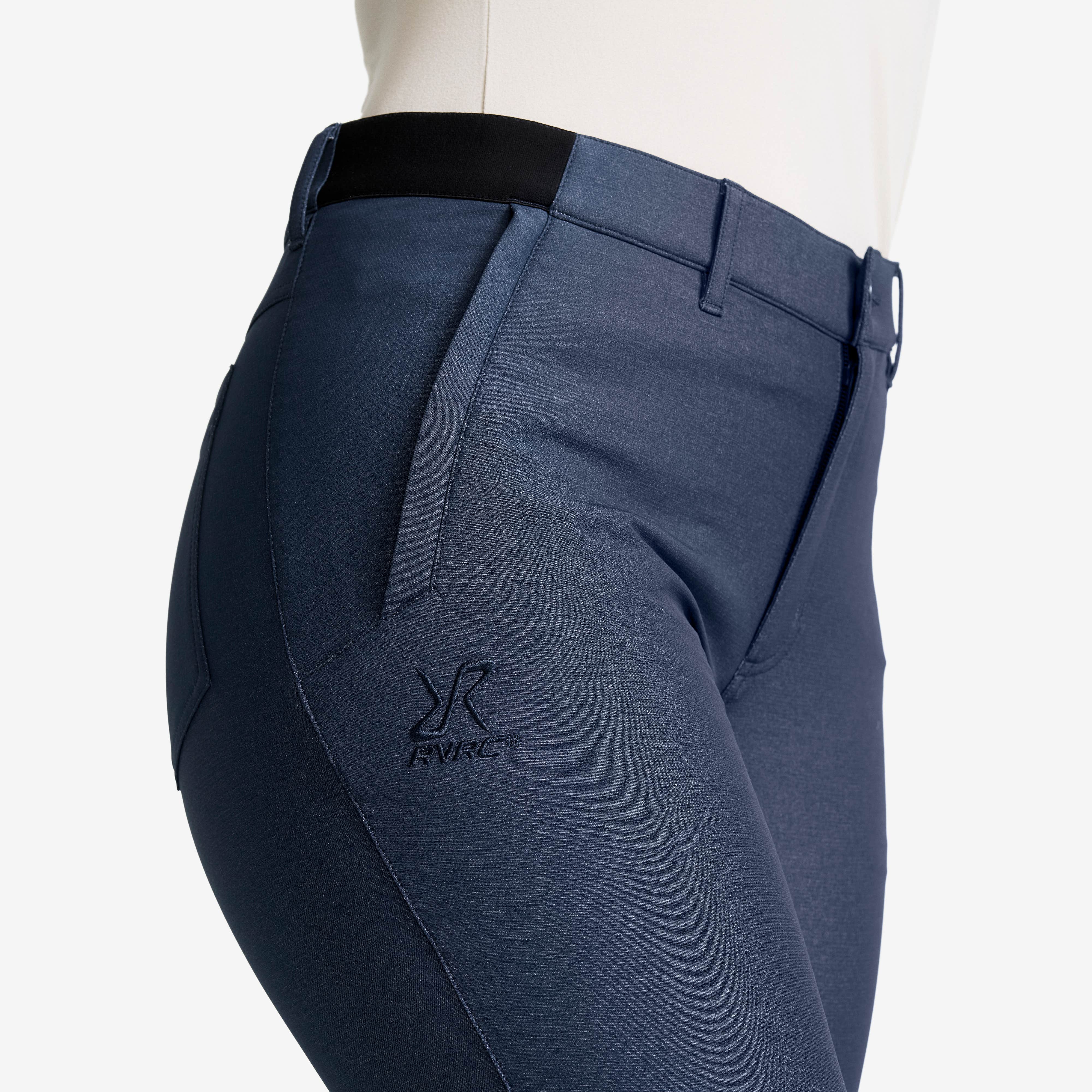 Journey High-waist Pants Dame Dark Blue Melange