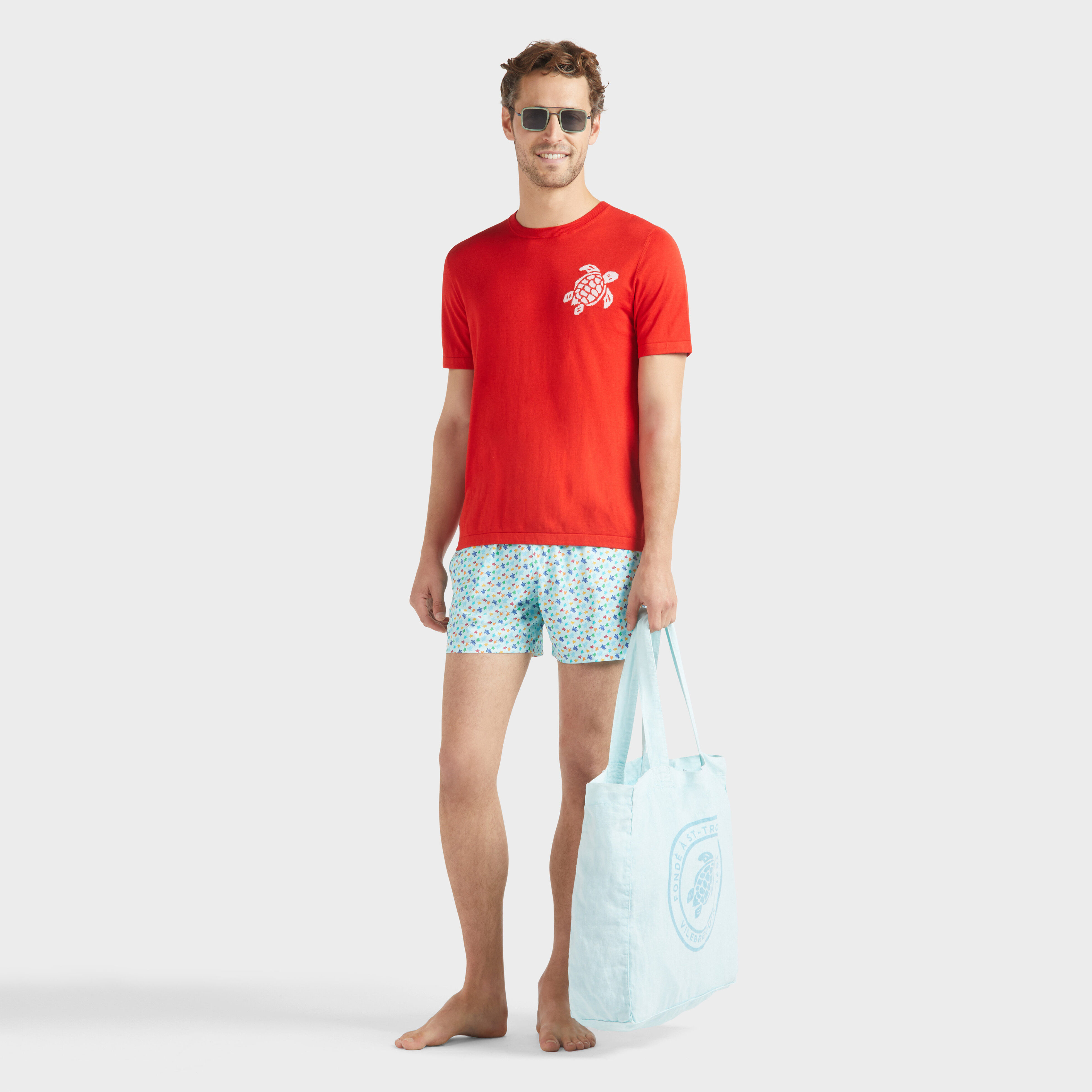 Look Micro Ronde des Tortues Rainbow Homme | Maillots de Bain Homme Vilebrequin