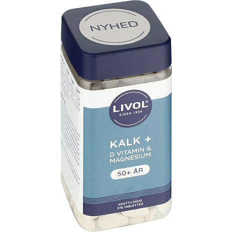 Kalk m. D-vitamin og magnesium