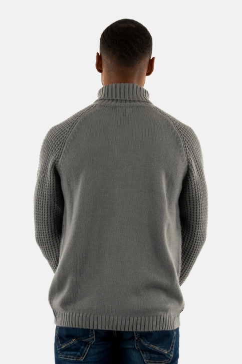 Pull hiver yes zee m877 mx00 0812 grigio medio