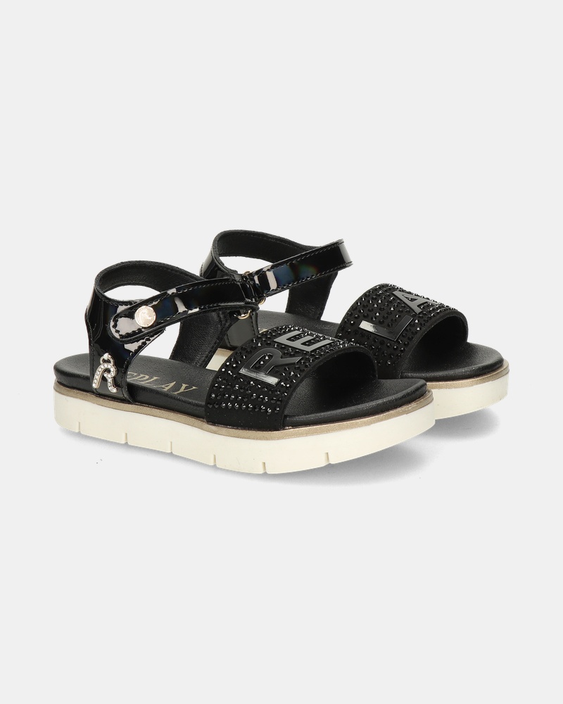 Replay Sandalen  - zwart