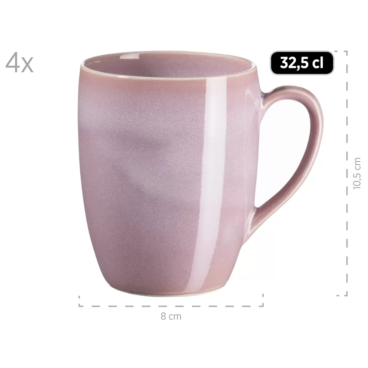 Kombiservice 16-tlg. OSSIA Pink