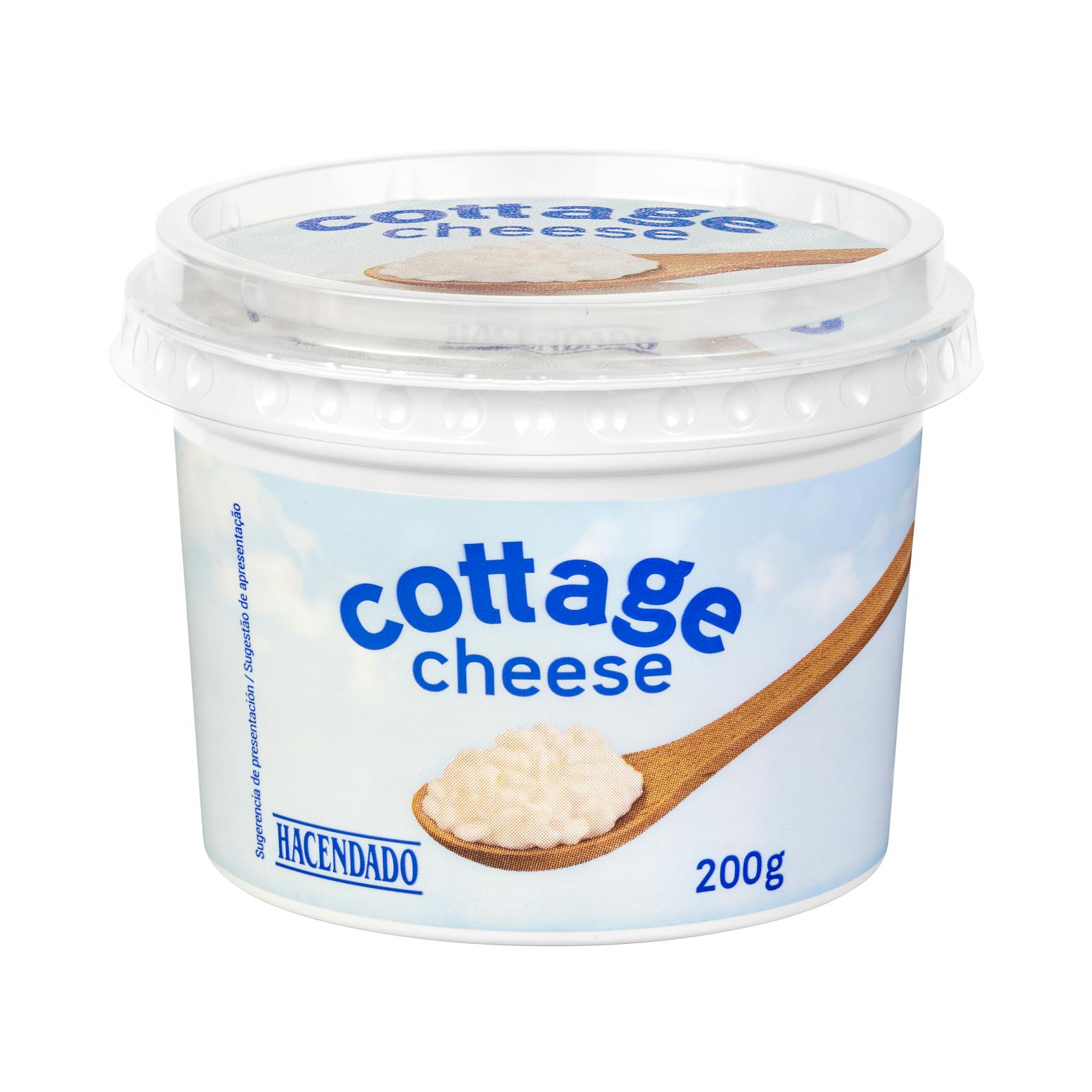 Fromage cottage de vache frais demi-écrémé Hacendado