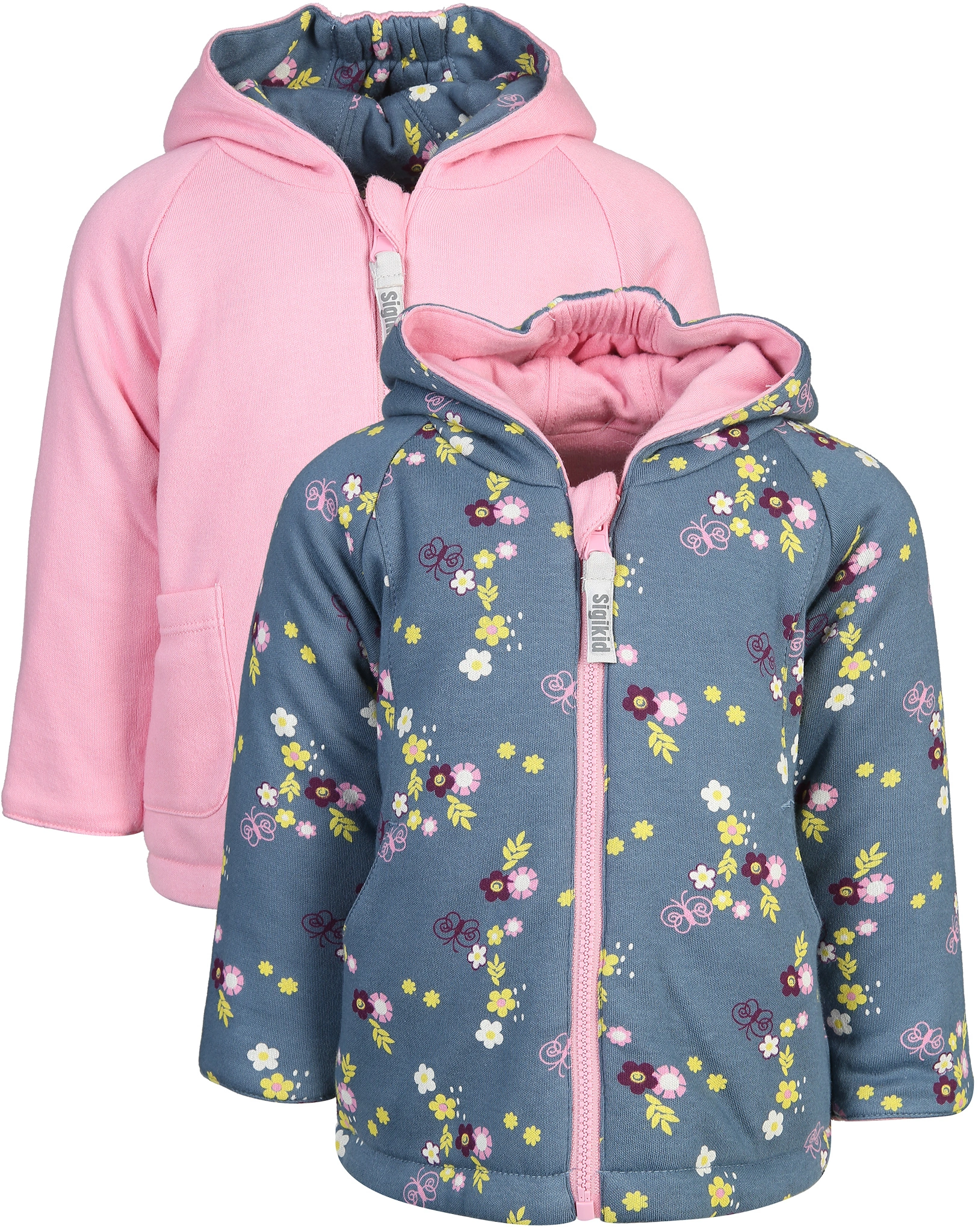 Wendejacke MY LITTLE FRIENDS in blau/rosa