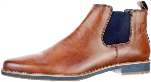 23-580-02 Lawrence Lloyd bruin - maat 15 enkellaars bruin - maat 15 Calandschoen