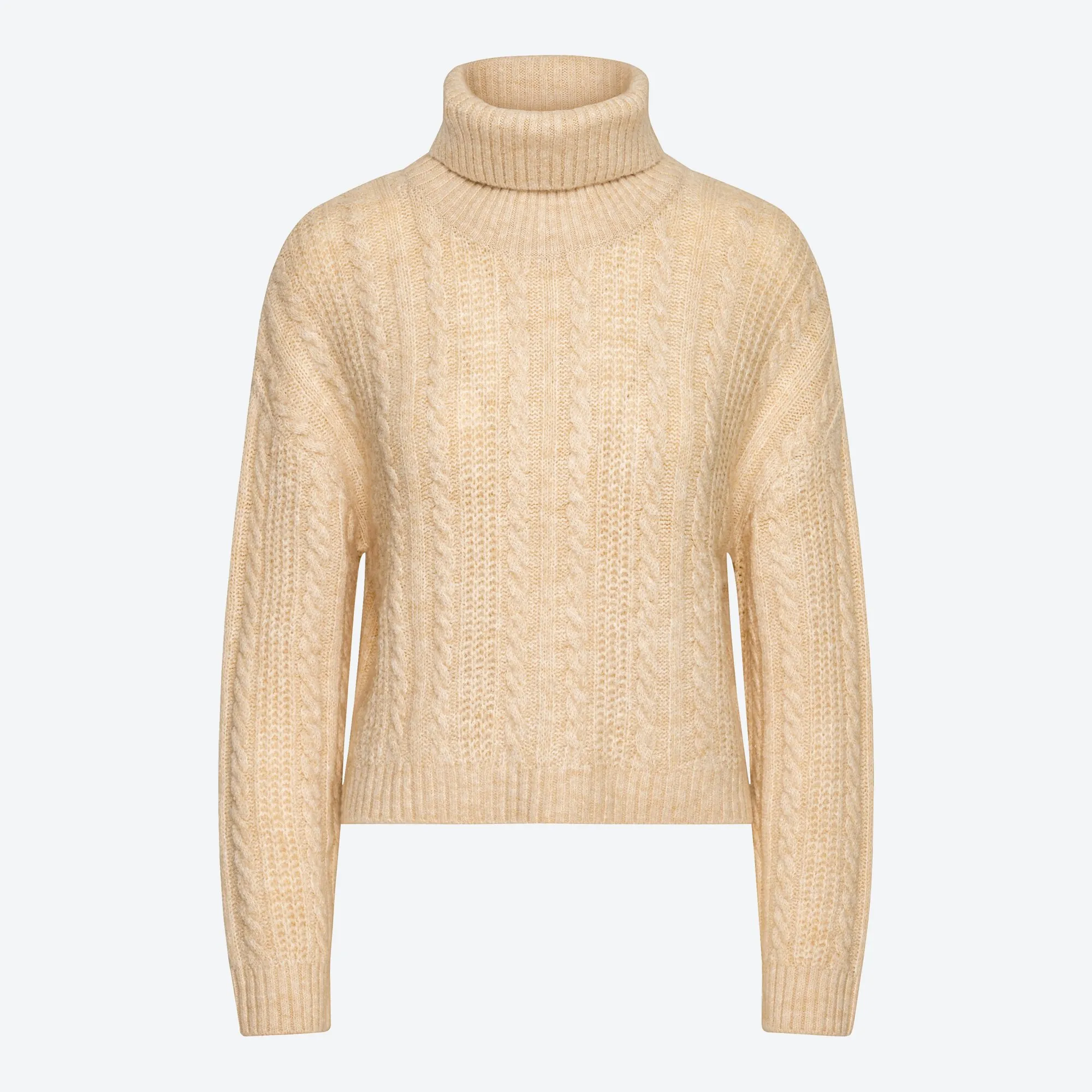 Damen-Pullover mit Zopfmuster