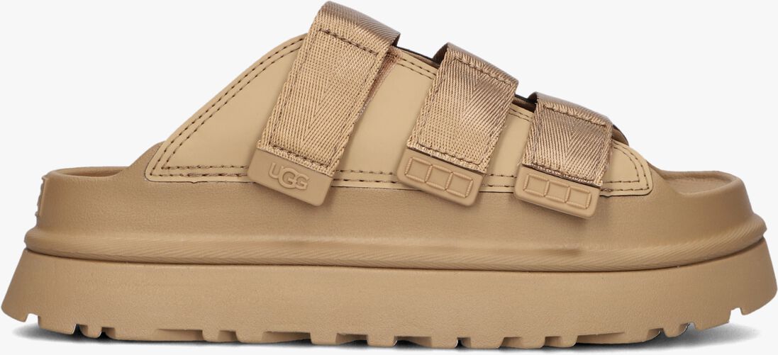 camel ugg slippers w goldenstar slide
