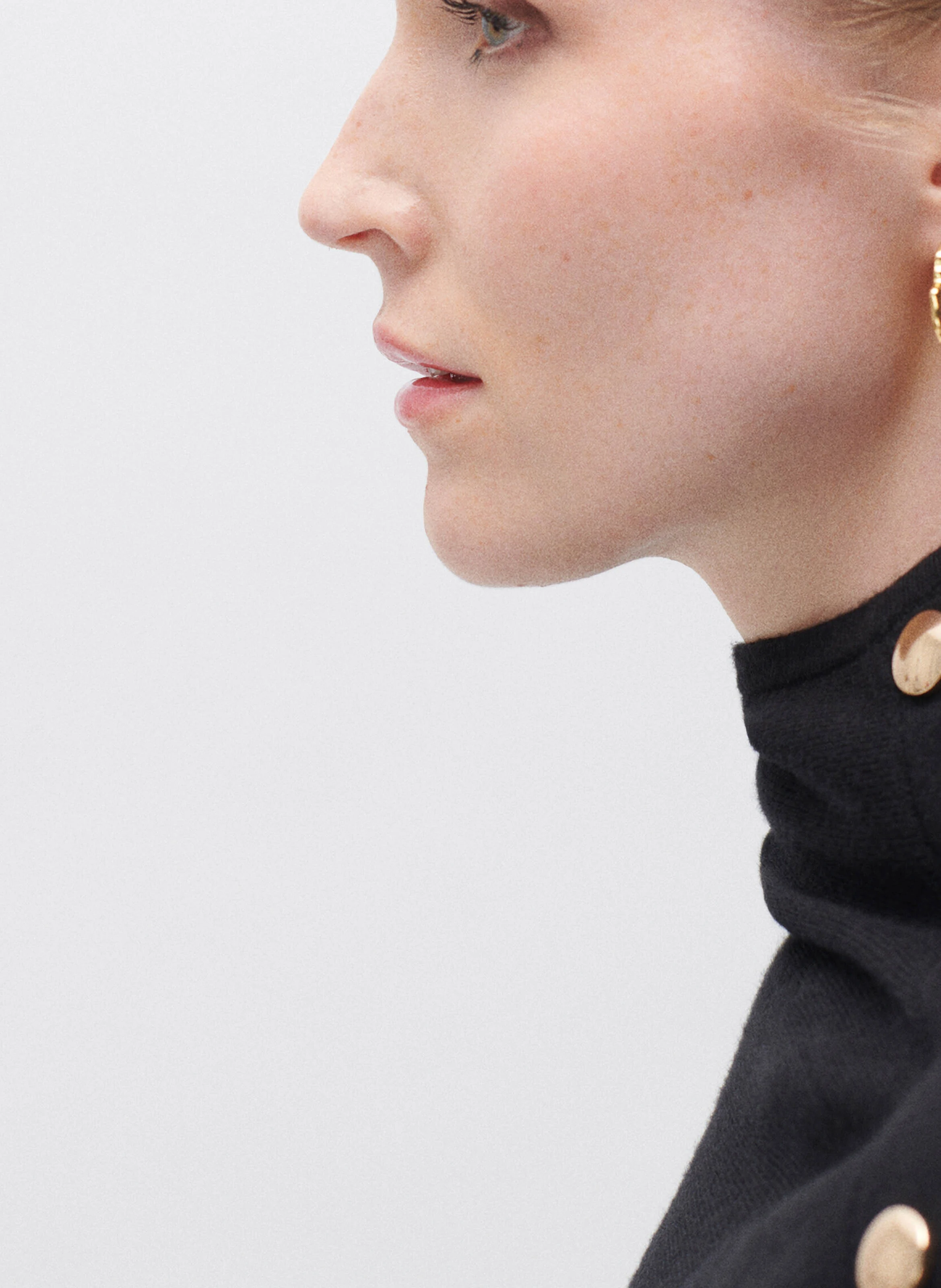 HELVIRA - Poncho col montant | Noir