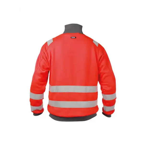 DASSY ® DENVER (300376) SWEATSHIRT MED HØJ SYNLIGHED rød og grå