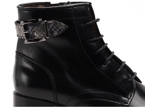 Muratti boots bottine plates femme abygael noir
