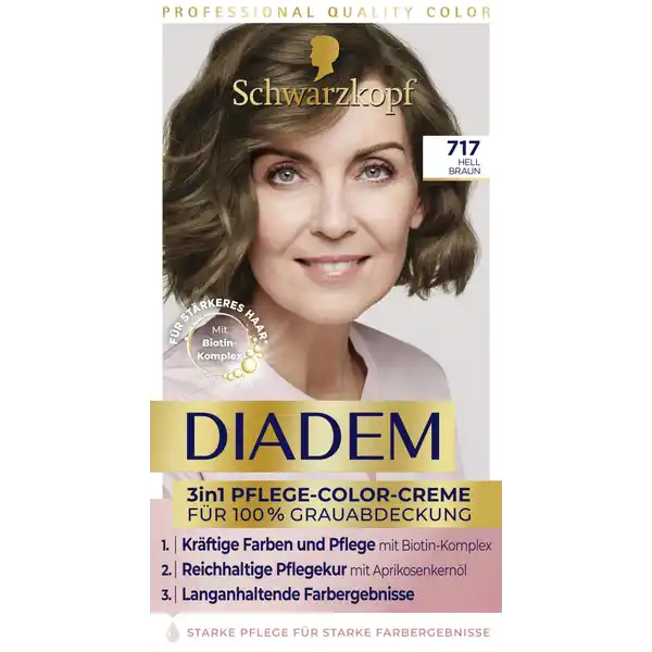 3in1 Pflege-Color-Creme 717 Hellbraun
