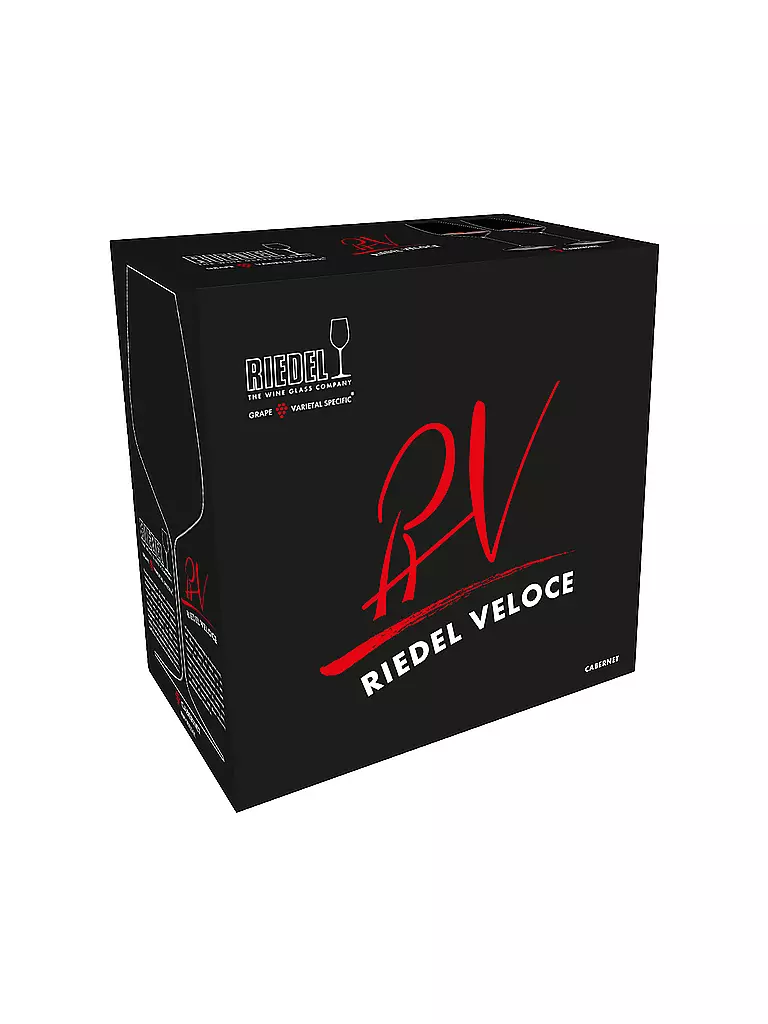 RIEDEL Rotweinglas 2er Set VELOCE Cabernet/Sauvignon 2er Set transparent