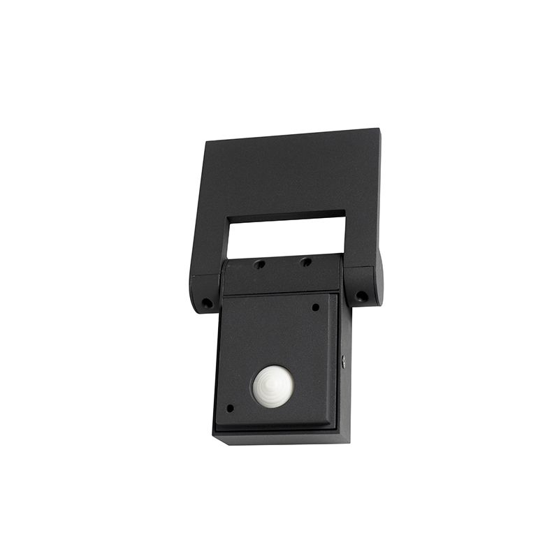 Buitenwandlamp antraciet incl. LED IP54 met bewegingssensor - Zane