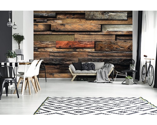 Vliesbehang 11916V4 Planken 2-delige set 254 x 184 cm