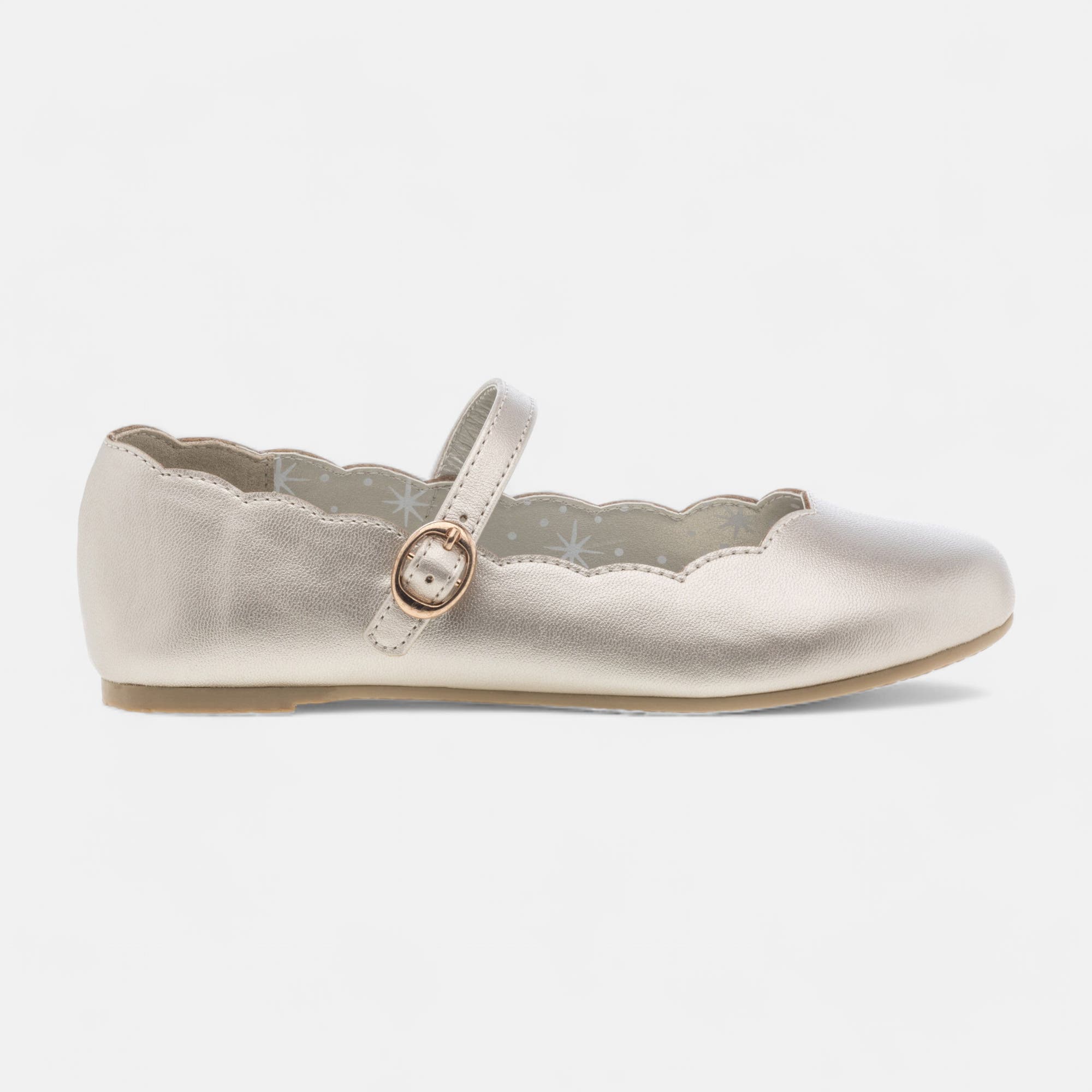 Ballerines Fille or