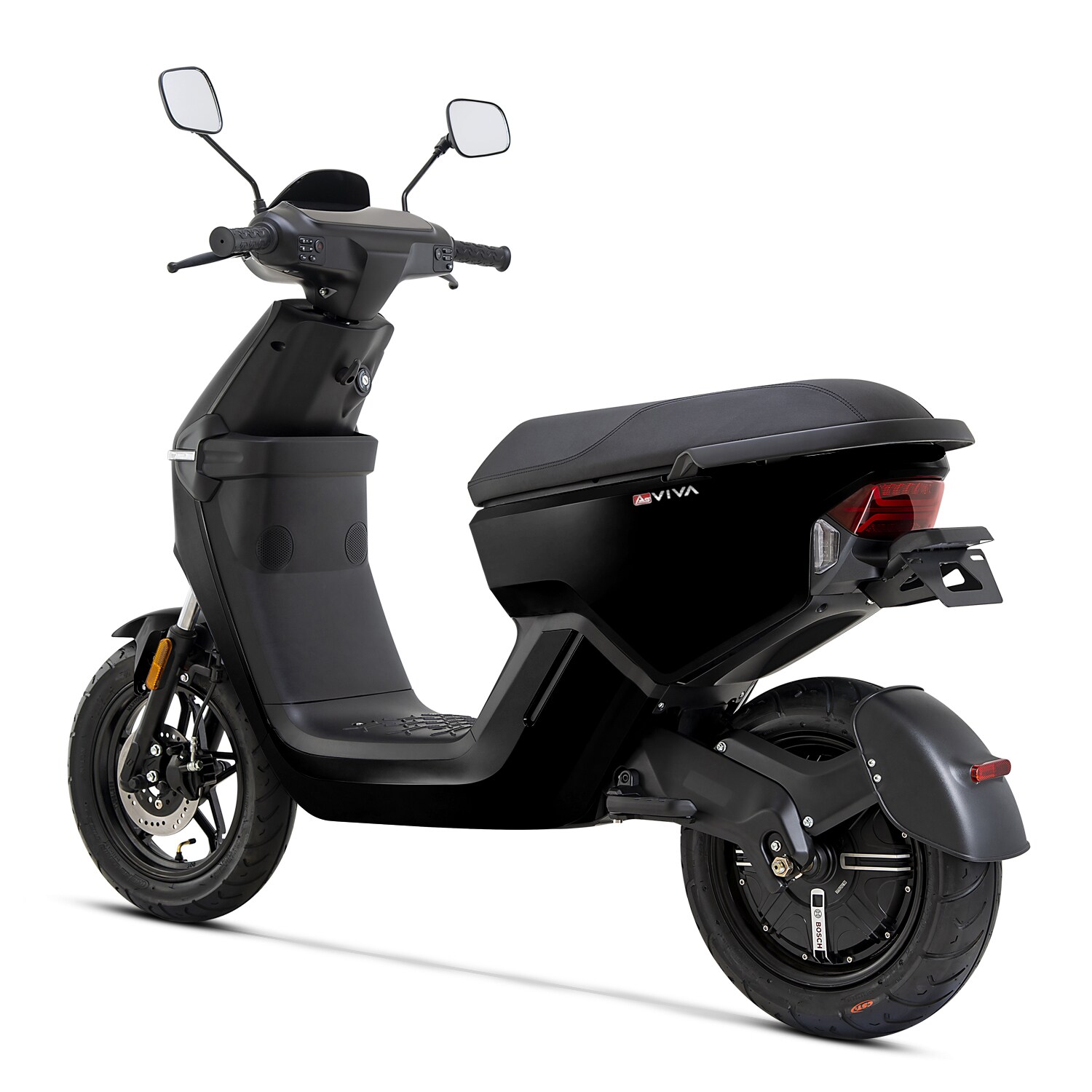 AsVIVA EM1 Elektro-Motorroller, schwarz - versch. Farben