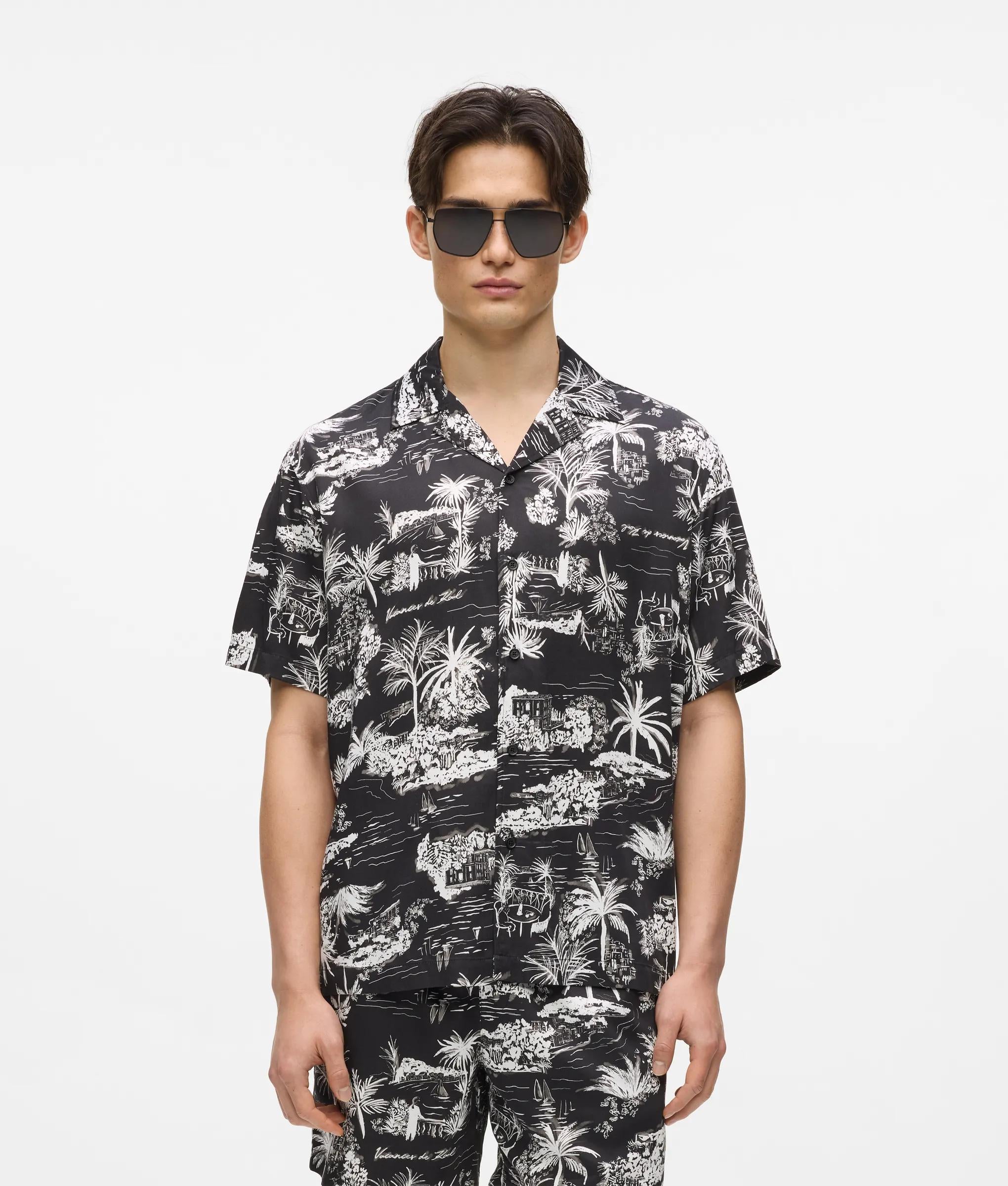 Shirt met korte mouwen met all-over-print