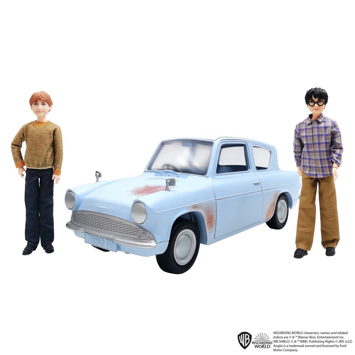 Voiture Volante + 2 Poupées Harry Potter