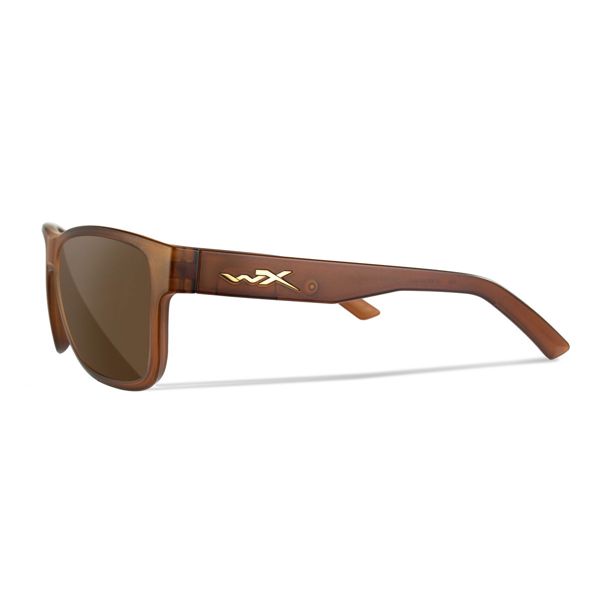 Wiley X Ovation Solbrille, Brun Glas, Mat Brun Stel, Unisex - Spejder Sport