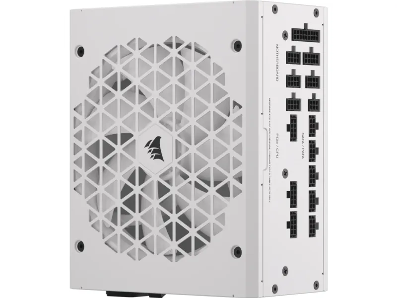 CORSAIR RMx Series RM1000X SHIFT - Strømforsyning (intern) - ATX12V 3.0/ EPS12V 2.92 - 80 PLUS Gold - AC 100-240 V - 1000 Watt - hvid