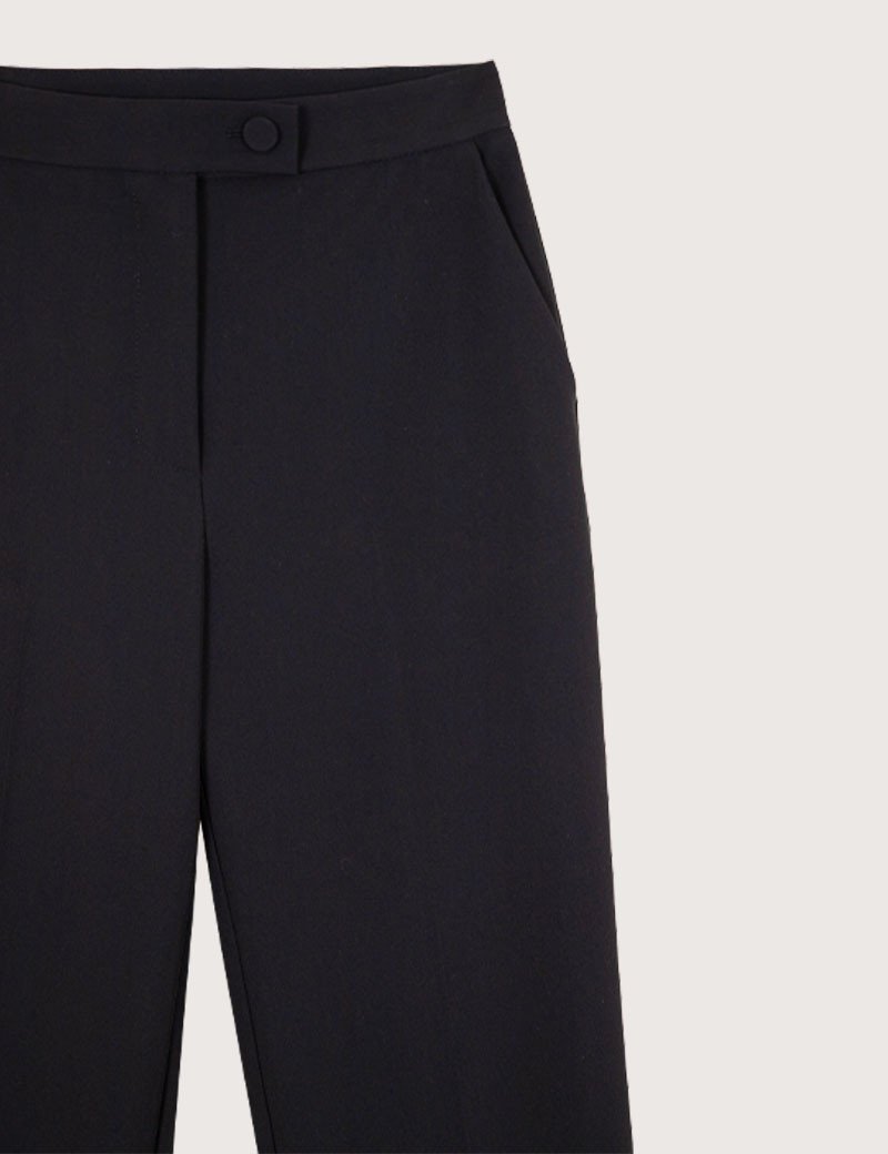 IMPERIAL PANTALON DROIT FEMME NOIR