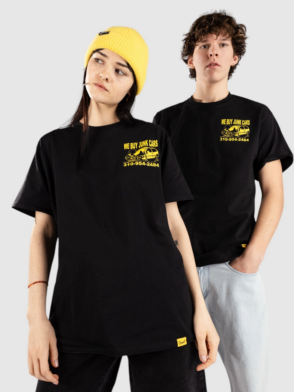 Donut Junk Cars T-Shirt black