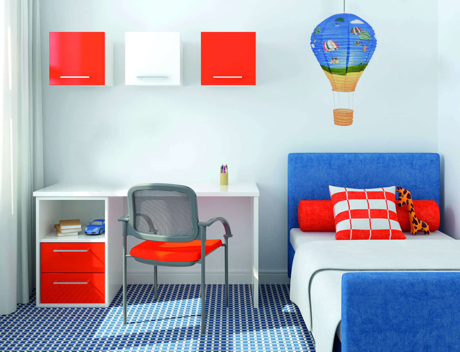 Japanballon KIZI - bunt - 70 cm
