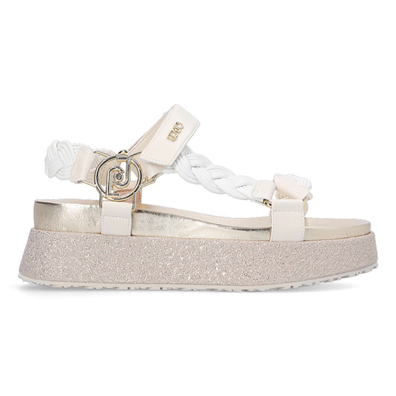 Liu-Jo Sandales plateforme Frederica blanc/beige