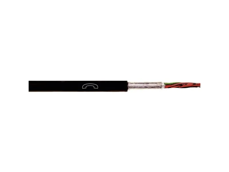 LAPP 1591217/500 Telefonkabel A-2YF(L)2Y 2 x 2 x 0.8 mm Sort 500 m