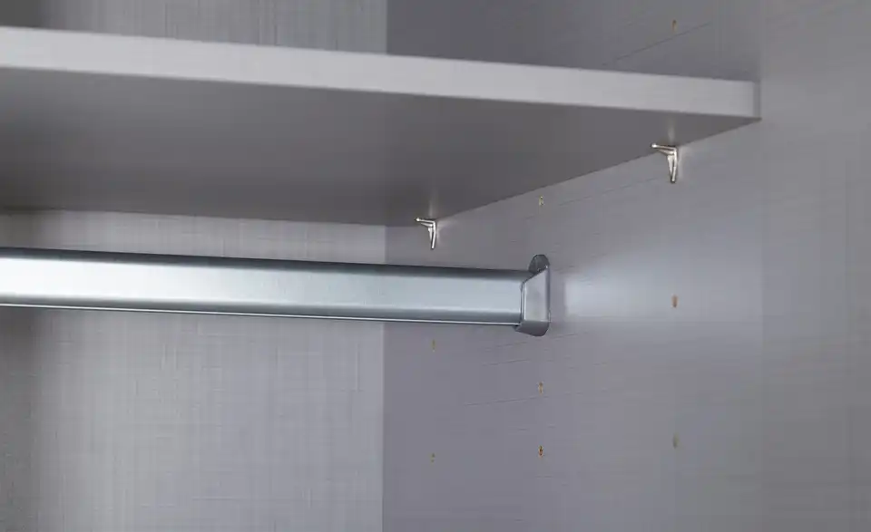Kleiderschrank Multischrank-System 45 cm Eiche sägerau (Nachbildung)