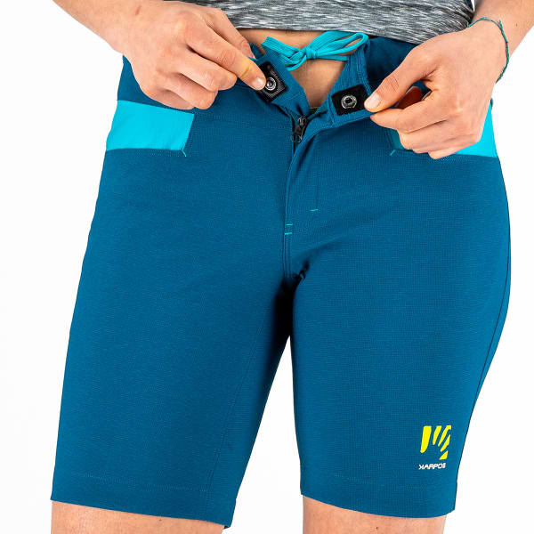 Short randonnée KARPOS DOLADA W BERMUDA MOROCCAN BLUE/BLUE BIRD