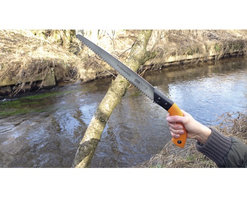 Fiskars takkenzaag/tuinzaag met vast zaagblad