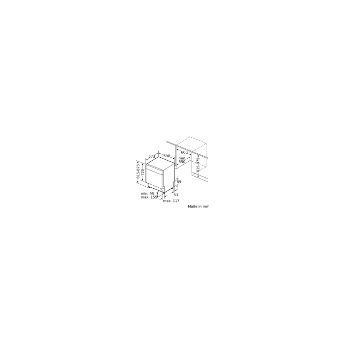 Siemens iQ300 Unterbau-Geschirrspüler SN43HS30AE