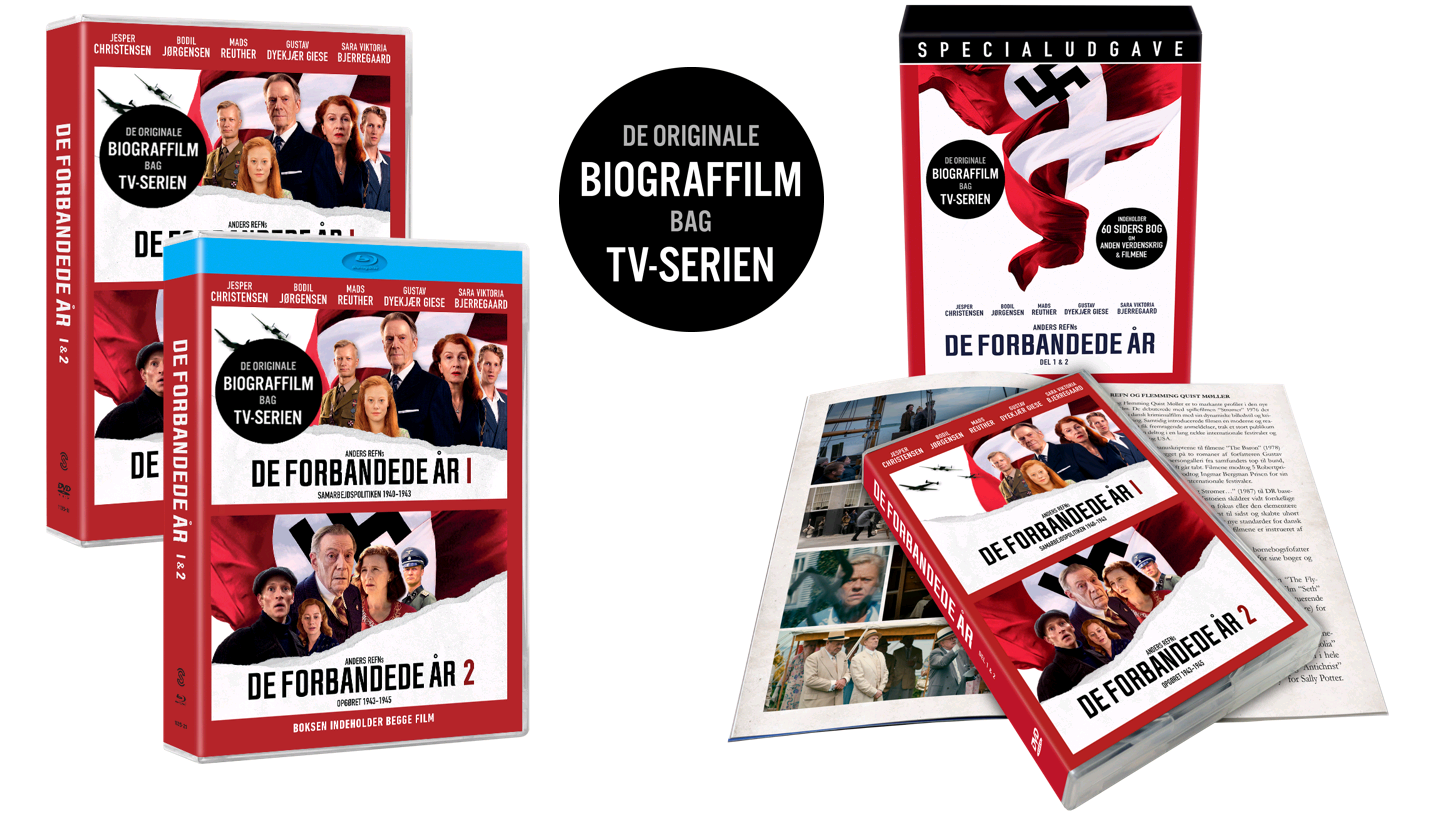 DE FORBANDEDE ÅR 1+2 BOXSET DVD - INKL. 60 SIDERS BOG - COLLECTORS EDITION
