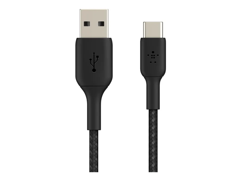 Belkin BoostCharge - USB-kabel - 24 pin USB-C (han) til USB (han) - 1 m - sort