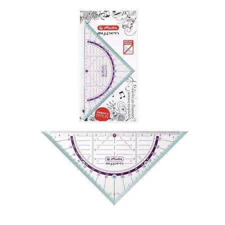 Herlitz Geometriedreieck my.pen 16 cm, türkis