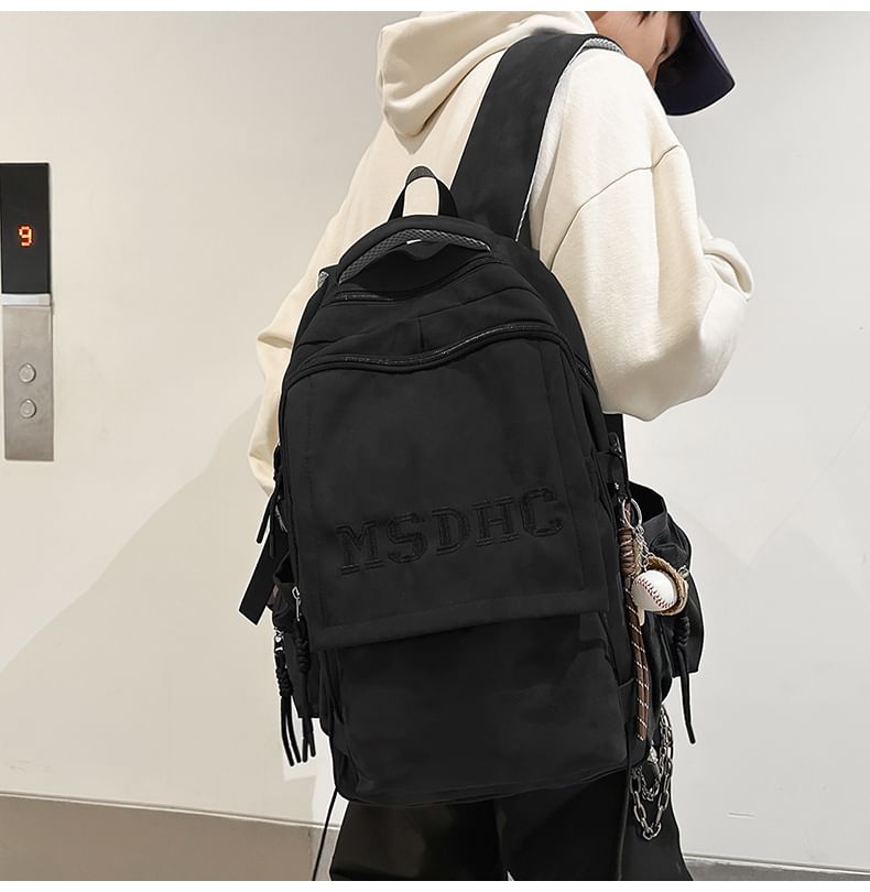 EAVALURE - Nylon rugzak met bijpassende letters voor koppels