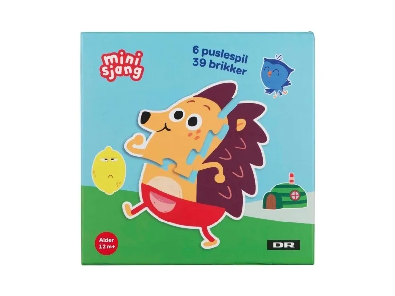 DR Børste 6 forskellige Puslespil - 39 Brikker