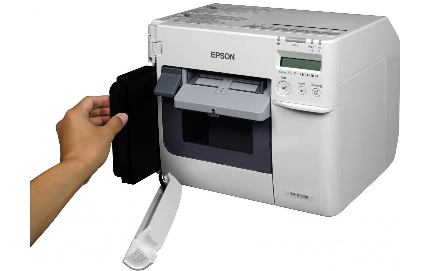 Etikettendrucker TM-C3500<br>Farbetikettendrucker, USB/LAN