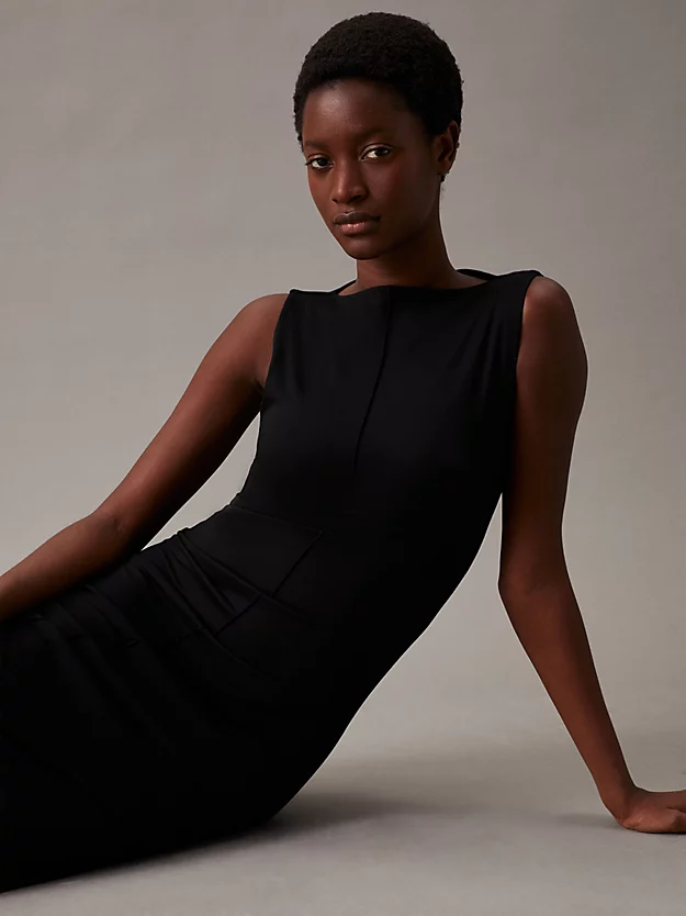 Vestido regata de malha modal