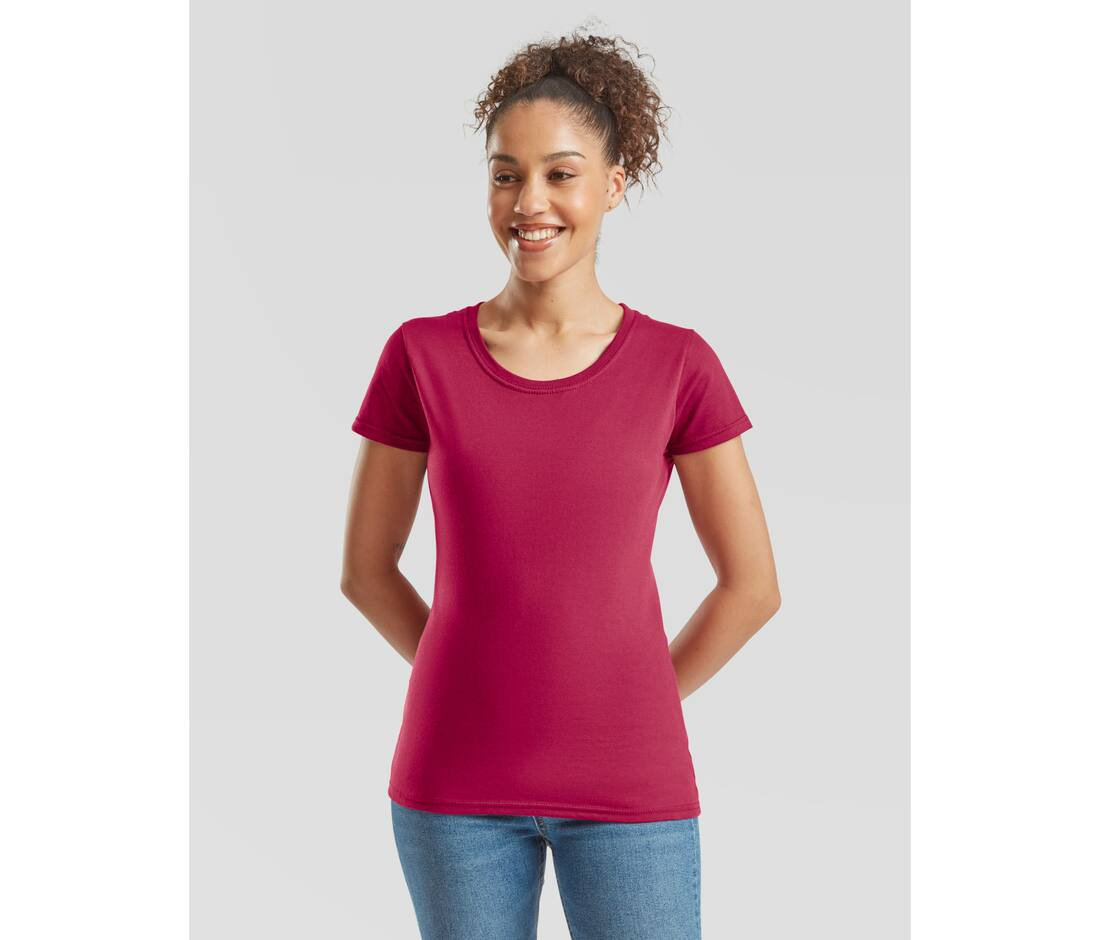 FRUIT OF THE LOOM SC200L - T-shirt Femme Confort Coton Doux
